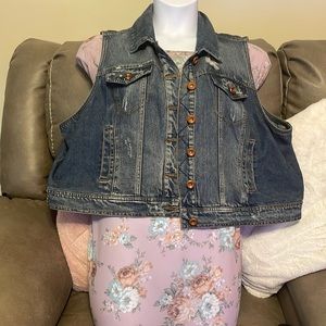 Highway Jeans - Denim Distressed Vest